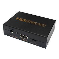 Wewoo Convertisseur HDMI vers DVI + Spdif / Casque HD Video