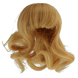 Poupées Perruque De Cheveux Pour 1/6 Bjd Poupées Sd Dollfie Bricolage Fabrication Des Accessoires Blond