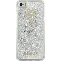 Guess Maroquinerie GLITTER CASE IP5/5S/SE SILVER