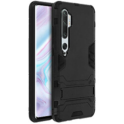 Avizar Coque Xiaomi Mi Note 10/Note 10 Pro Hybride Antichoc Fonction Support Vidéo Noir