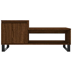 Acheter vidaXL Table basse Chêne marron 100x50x45 cm Bois d'ingénierie