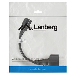 Acheter Câble adaptateur Lanberg CA-C14E-10CC-0018-BK Schuko CEE7 femelle vers IEC 320 C14 mâle 20 cm