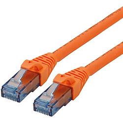 ROLINE 21.15.2988 câble de réseau 0,3 m Cat6a U/UTP [UTP] Orange (ROLINE UTP PatchCord Cat6a. LSOH. CL. Orange. 0.3m)