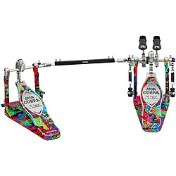 HP900 RWMPR 50th Limited Iron Rolling Glide CobraTwin Kick Pedal Marble Psychedelic Rainbow + Etui Tama