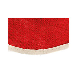 Acheter Aubry Gaspard Cache-pied de sapin en tissu rouge.