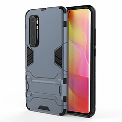 Coque en TPU Hybride 2 en 1 avec béquille bleu pour votre Xiaomi Mi Note 10 Lite