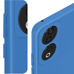 Avizar Coque pour Honor 90 Semi-rigide Soft-touch Fast Cover Bleu pas cher