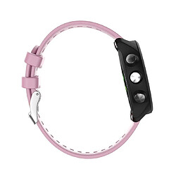 Wewoo Bracelet pour montre connectée en silicone avec Smartwatch Garmin Forerunner 245 rose pas cher