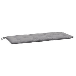 Maison Chic Coussin Confort | pouf | Coussin de banc de jardin gris 120x50x7 cm tissu oxford -GKD65268