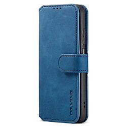 Etui en PU DG.MING style rétro avec support bleu pour votre Xiaomi 11T/11T Pro