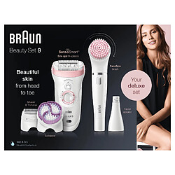 Acheter Braun Silk-épil 9 975 Beauty Set Blanc, Rose 40 pince(s)