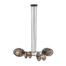 EPIKASA Suspension Playa, Noir, Acier, 93x100x93 cm