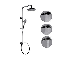 Cecipa max Système de douche séparable noir robinet de douche 2 fonctions douchette douche de tête inox douche pour salle de bain/baignoire,EU Modèle