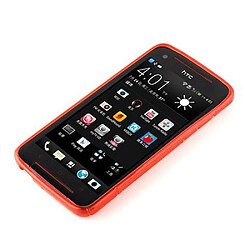 Cadorabo Coque HTC BUTTERFLY S Etui en Rouge