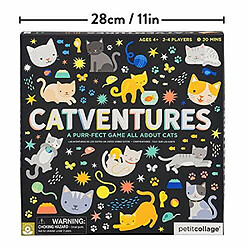 Acheter Petit collage catventures Jeu de sociAtA pour enfants - Jeu de sociAtA amusant pour 2 A 4 joueurs, fabriquA A partir de matAriaux recyclAs et dencres vAgAtales - Un excellent cadeau pour les amoureux des chats