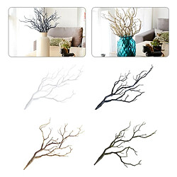 Acheter Wewoo Fleurs Artificielles Paon Corail Branches Plantes en plastique Arbre sec d'arbres simulés Décoration de mariage Bleu foncé