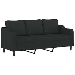 Acheter Maison Chic Ensemble de canapés 2 pcs avec coussins, Canapé droit Sofa pour Salon Noir Tissu -GKD981597