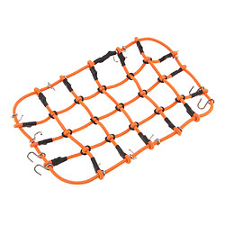 Filet à bagage élastique avec crochet pour véhicules 1/8 1/10 RC orange pas cher