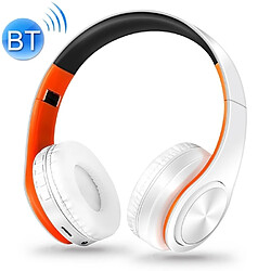 Wewoo Casque sans fil Sport pliant Stéréo Musique Bluetooth Téléphones Écouteurs Soutien Carte TF (Orange)