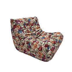 SoftEva Canapé simple motif floral - Motif Riche et coloré - pas d'assemblage, Design ergonomique, mousse double Confort