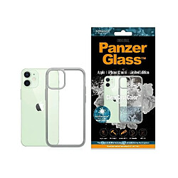 panzerglass coque transparent iphone 12 mini satin silver ab