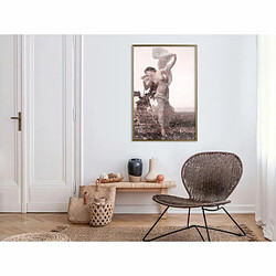 Paris Prix Affiche Murale Encadrée Dancing in the Field 40 x 60 cm Or