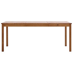 Maison Chic Table de salle à manger,Table à dîner Marron miel 180 x 90 x 73 cm Pin -GKD11181