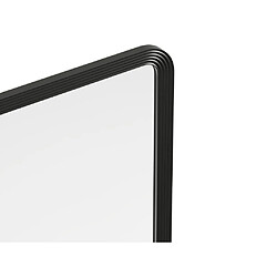 Avis Vente-Unique Miroir rectangulaire en bois de paulownia - L. 85 x H. 110 cm - Noir - JIMIA