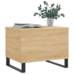 Acheter Maison Chic Tabls basse,Table Console pour salon Chêne sonoma 60x44,5x45 cm Bois d'ingénierie -MN10878