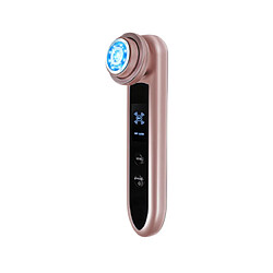 Chrono Appareil de beauté, appareil de beauté liftant et raffermissant, appareil de beauté de rajeunissement de la peau, compression de massage facial à photons et à chaud et à froid(Or rose)