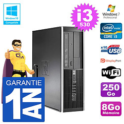 PC HP Compaq 8100 SFF i3-530 RAM 8Go Disque 250Go Graveur DVD Wifi W7 - Occasion