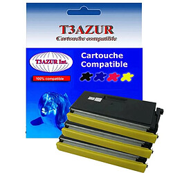 3 Toners Laser compatibles pour Brother HL-1030, HL-1220, HL-1230 (TN6600) - 6 000 pages - T3AZUR