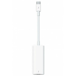 Adaptateur de câble Apple Thunderbolt 3 USB C vers Thunderbolt 2 Blanc