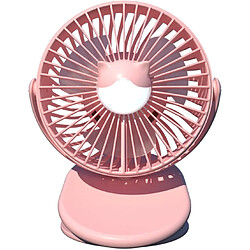 Ventilateur Portatif Rechargeable à Main avec veilleuse Mini Ventilateur à Clipser Alimenté par batterie, Ventilateur de Bureau USB, Ventilateur de Poussette, Ventilateur de Refroidissement à 3 Vitesses, Personnel