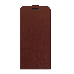 Coque en TPU + PU crazy horse avec porte-cartes marron pour votre OnePlus Nord 2 5G