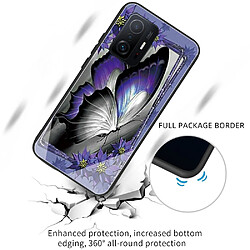 Coque en TPU anti-rayures papillon violet pour votre Xiaomi 11T/11T Pro