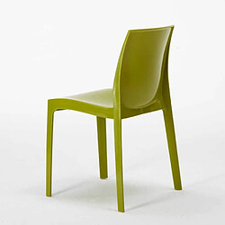 Acheter 18 Chaises Ice Grand Soleil polypropylène restaurant promo offre stock, Couleur: Vert