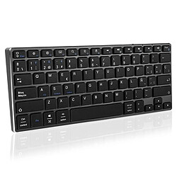 Teclado Compacto Inalámbrico por Bluetooth Subblim Advance Compact/ Gris