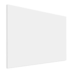 Acheter IVOL Tableau en verre Premium avec fixation aveugle - 100x150 cm - Blanc