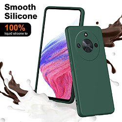 Htdmobiles Coque pour Honor Magic 6 Lite 5G - housse etui silicone gel fine + verre trempe - VERT