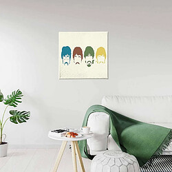 EPIKASA Impression sur Toile The Beatles, Multicouleur, Polyester, 60x3x60 cm