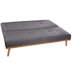 Pegane Canapé-banquette coloris gris foncé - L.182 x l.80 x H.80 cm