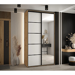 Abiks Meble Armoire DAVOS 5 À Portes Coulissantes 235,2/140/60 2 Portes