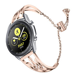 Bracelet en métal forme de couronne évidée, sangle coulissante réglable, or pour votre Samsung Gear S3 Classic/S3 Frontier