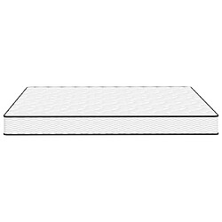 Avis vidaXL Matelas à ressorts bonnell moyen 200x200 cm