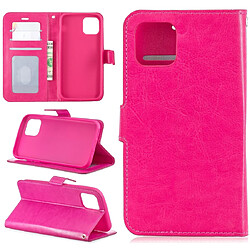 Wewoo Coque Étui en cuir à rabat pour porte-cartes et porte-cartes cadre photo et cadre iPhone 11 Pro rose