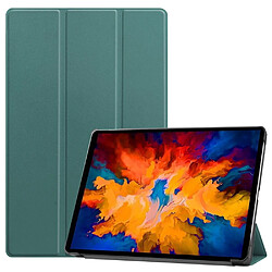 Etui en PU avec support tri-pliure vert pour votre Lenovo Xiao Xin Pad Pro J706F