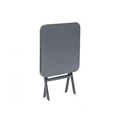 Avis Table d'appoint carrée pliante Greensboro Graphite - 40 x 40 cm - Hespéride