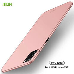 Wewoo Coque Pour Huawei Honor V30 Frosted PC Ultra-mince Hard Case Rose Gold