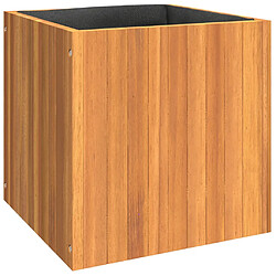 vidaXL Jardinière 45x45x45 cm bois massif d'acacia